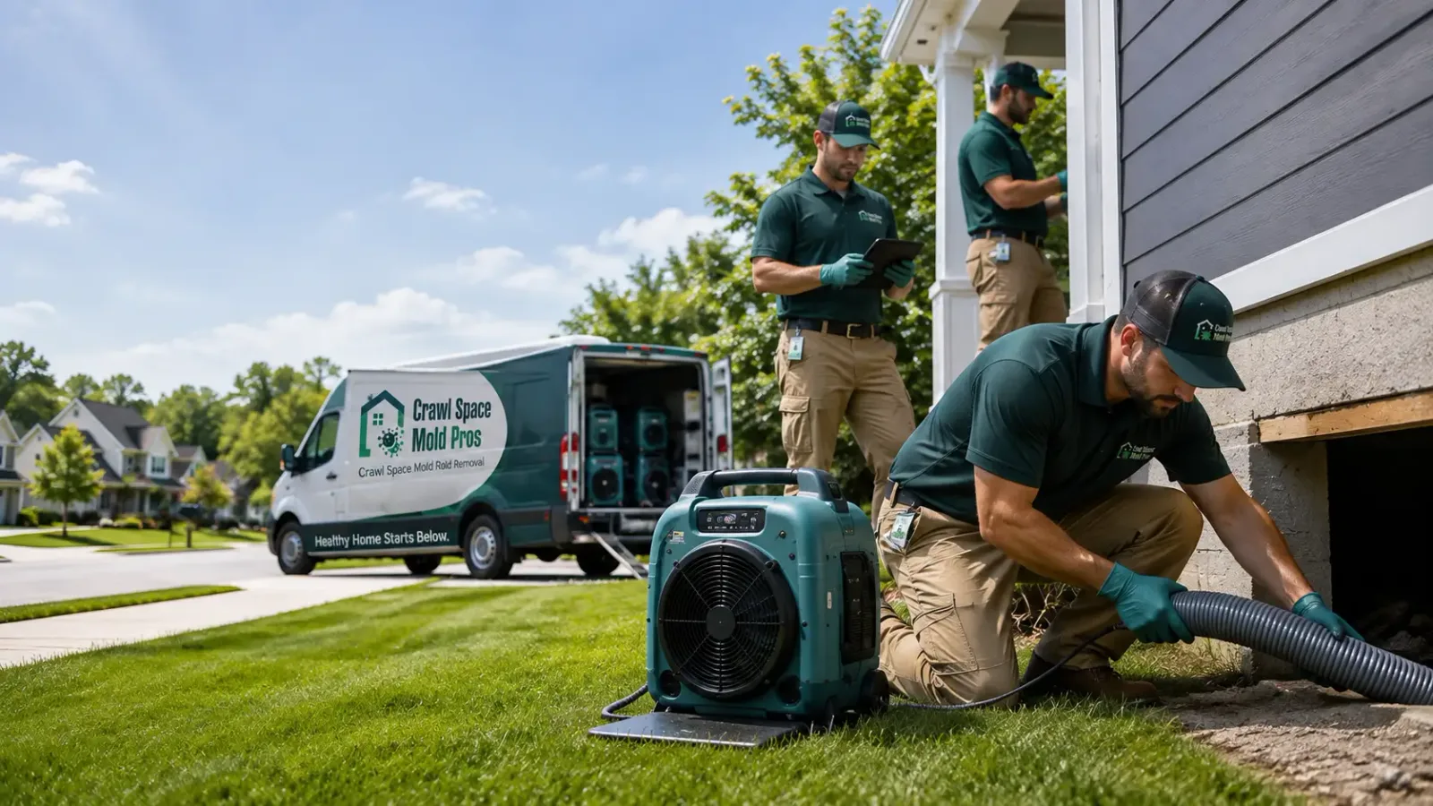 Crawl Space Mold Removal in Elroy, WI